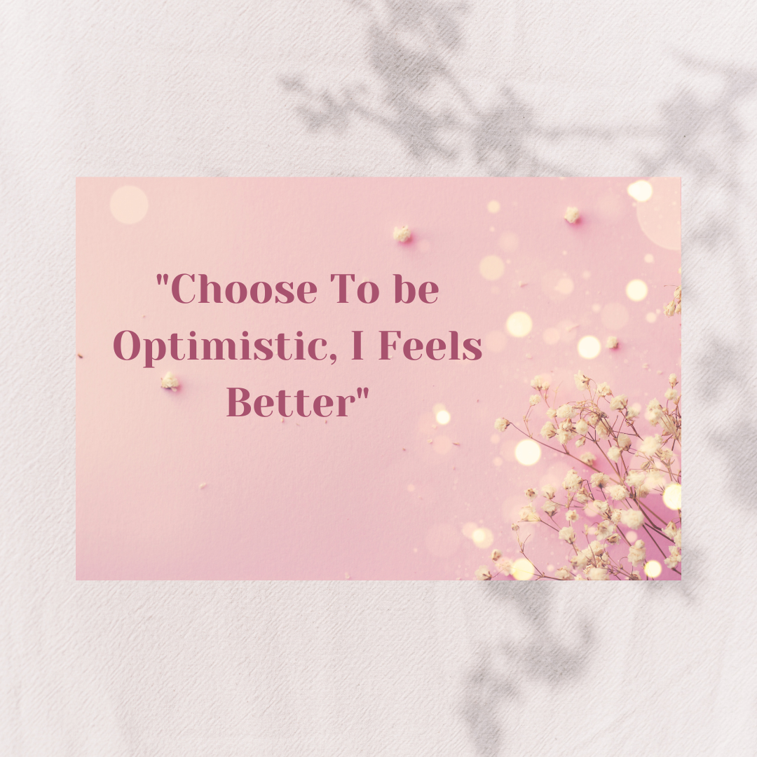 Pink Elegant Optimist Quote Instagram Post